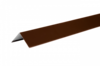 Уголок металлический внешний (полиэстр), коричневый
