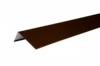 Наличник оконный металлический (полиэстр), коричневый