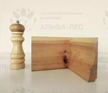 Плинтус 110 мм сосна сорт АВ
