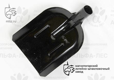 Лопата совковая (ЛСП) СТ5 с ребрами жесткости, с черенком, порошковая окраска